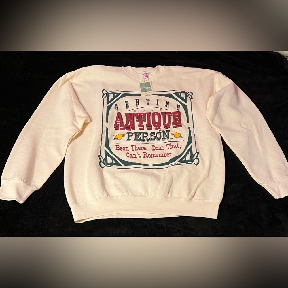 🆕 Women’s XL Novelty Sweatshirt, Hallmark, Fruit of the Loom NWT